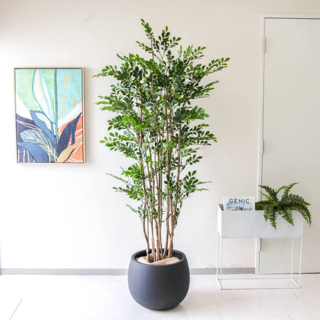 人工 観葉植物 フェイク グリーン ユッカポット H約120cm 店舗 装飾