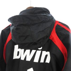 ACミラン adidas ウィンドブレーカー Mサイズ 黒/赤 【公式通販】