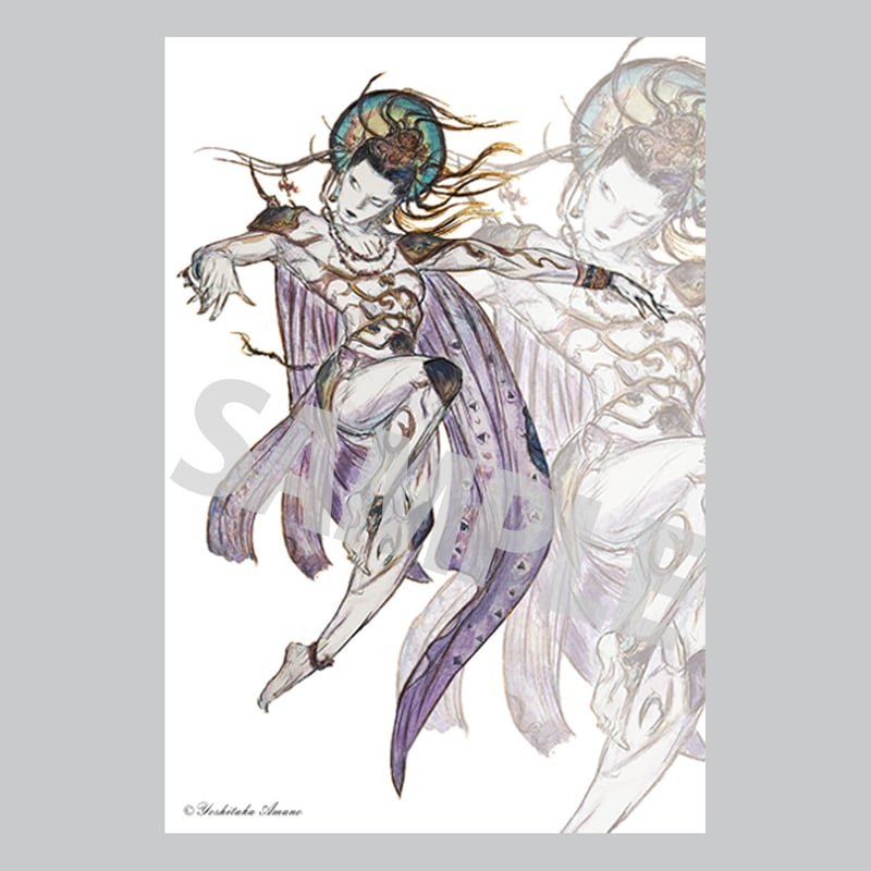 法華経画」ポストカードセット（5種）（5部以上はこちら） | 天野喜孝