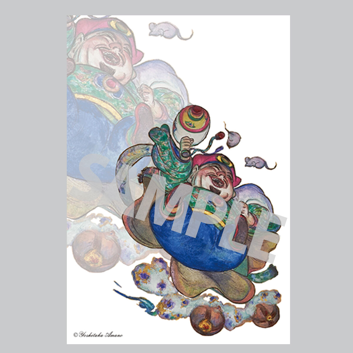 法華経画」ポストカードセット（5種）（5部以上はこちら） | 天野喜孝