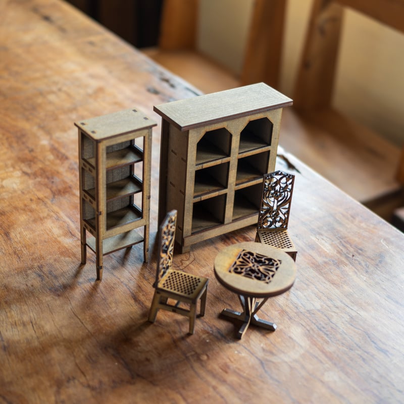 1/10スケールミニチュア家具セット | kkcompany