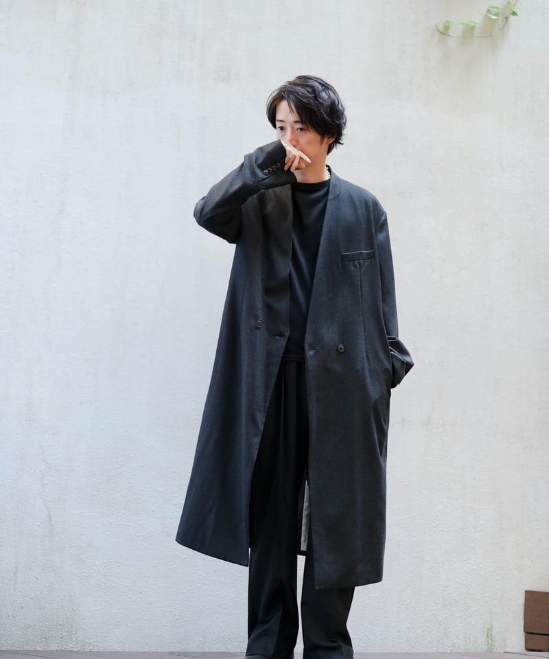 MBハイエンド尾州ウール クラシックチェスターコート | MB -there is a
