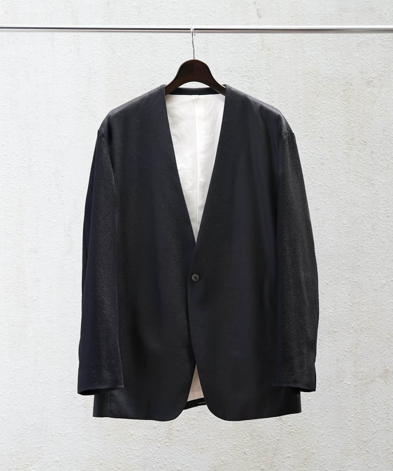 MBハイエンド尾州ウール クラシックノーカラージャケット | MB -there