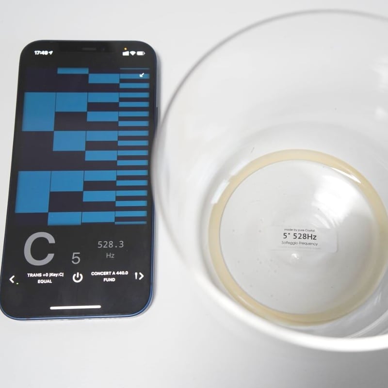 528Hz クリスタルボウル（5インチ・HIGH-C） | クリスタルボウル