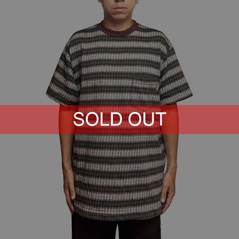 USED】80's-90's OLD STUSSY JACQUARD BORDER POCK