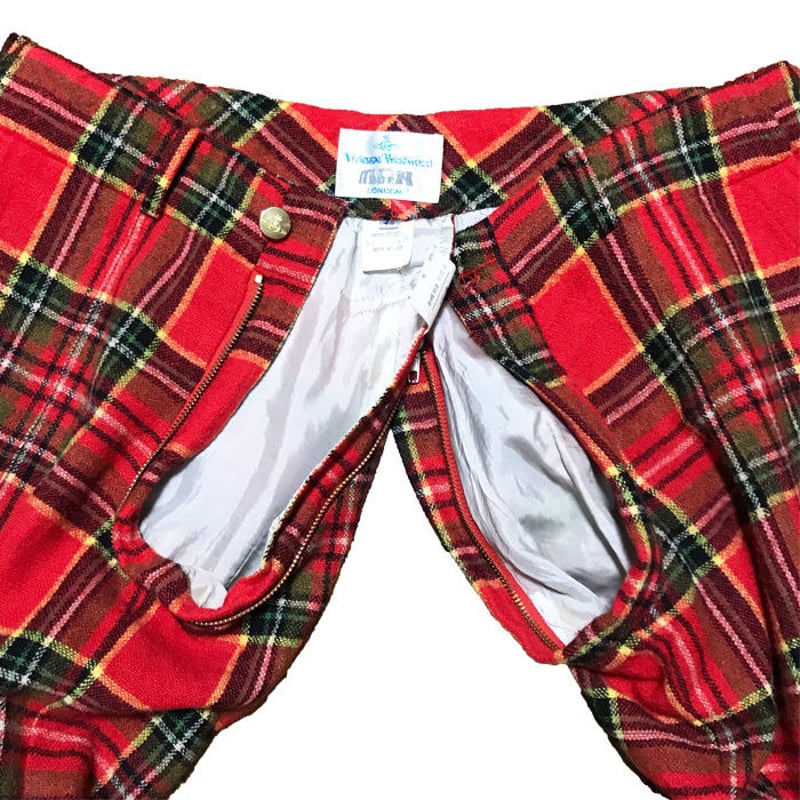 USED】90'S VIVIENNE WESTWOOD MAN TARTAN CHECK B
