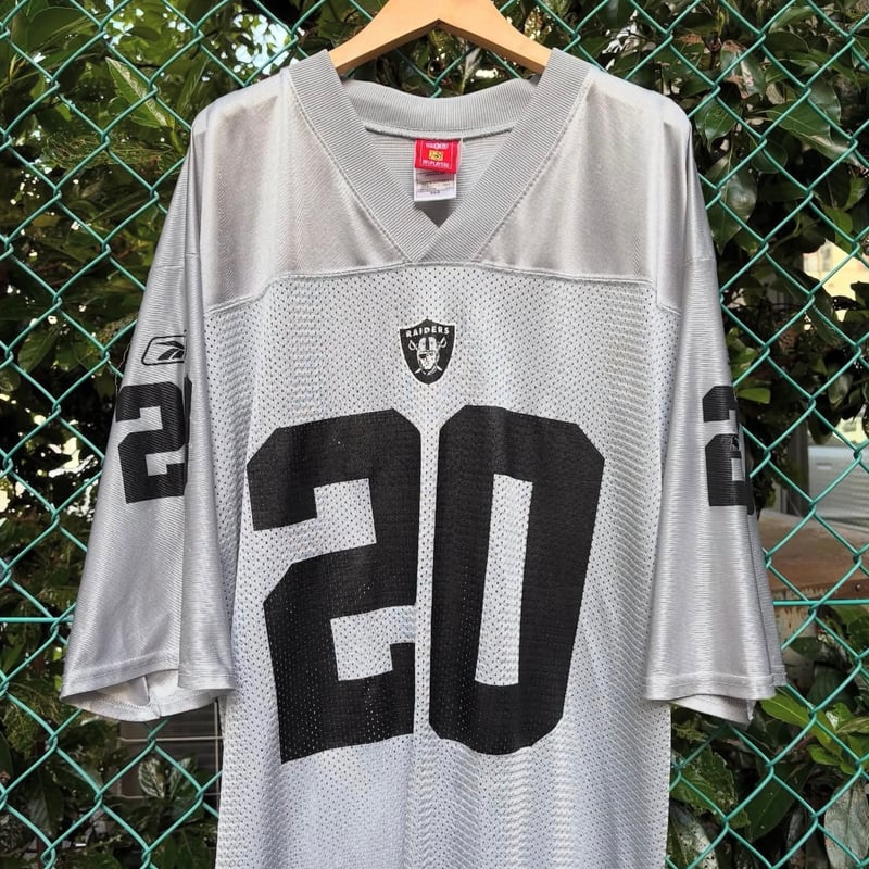 Reebok NFL レイダース メッシュゲームシャツ | CUSTOM FEVER