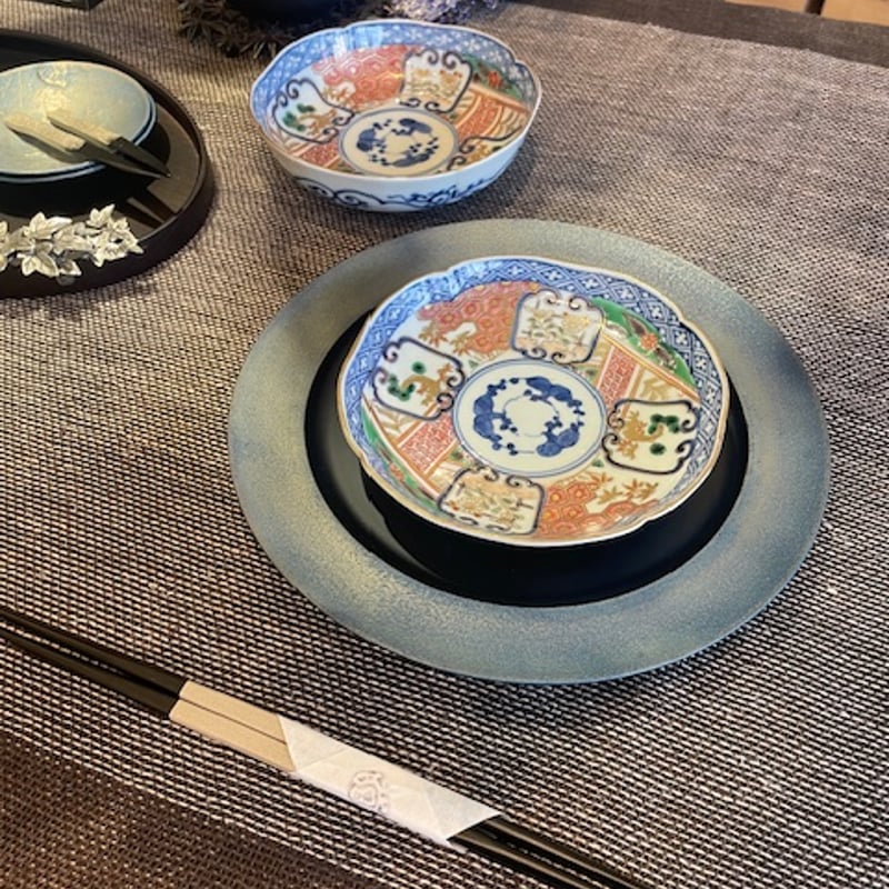 骨董 古伊万里（江戸後期～明治） 輪花五寸皿 | FURACOCO