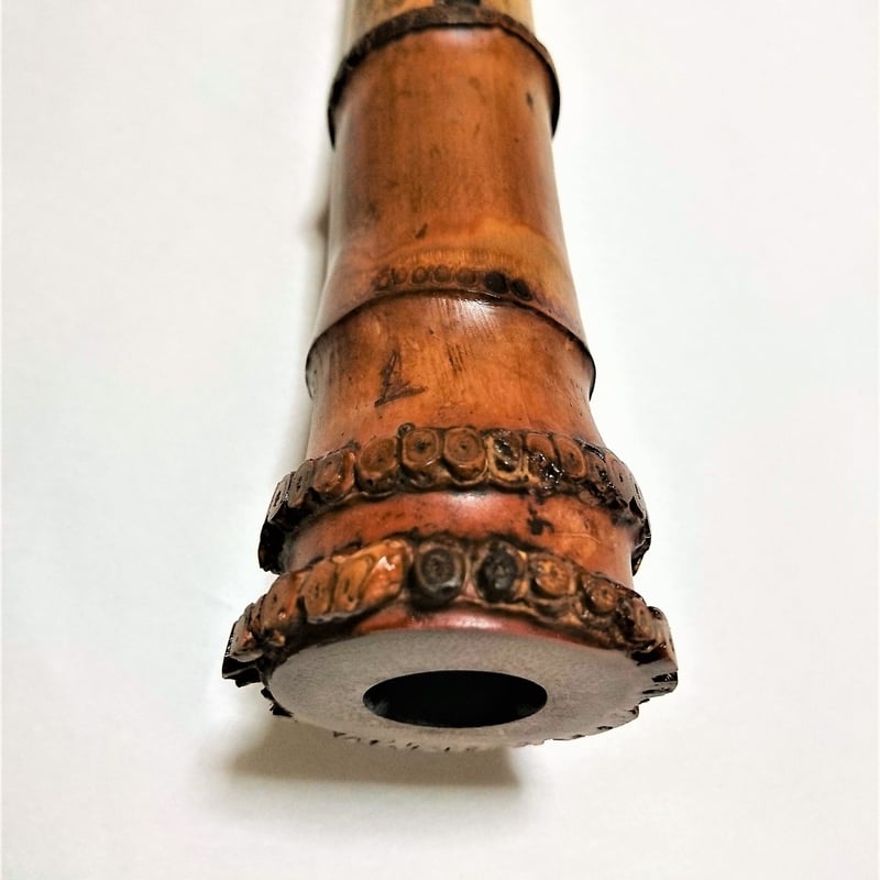 1.8寸琴古 尾崎銘 歌口泉州改修 1.8寸琴古 尾崎銘