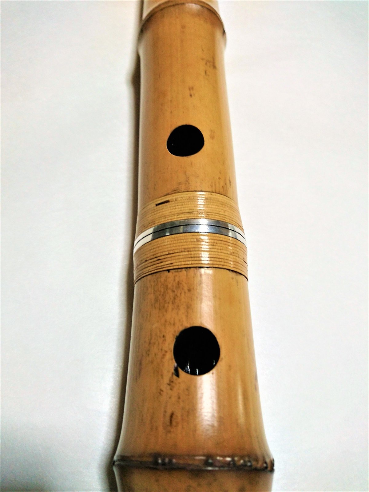 尺八 竹製 ナチュラルカラー ケース付き 尺八 竹製 ナチュラルカラー