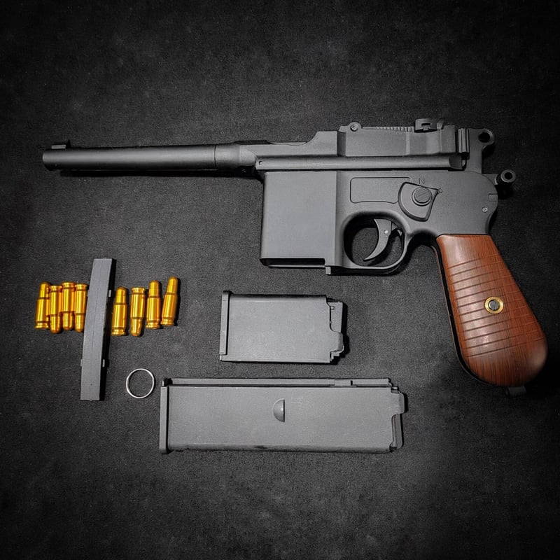 YANHU製】モーゼルC96（M712）セミオート排莢モデルガン | 【臥龍商店