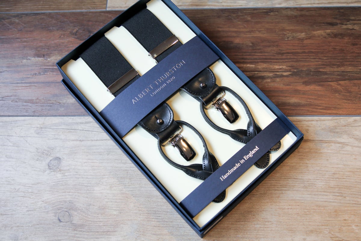 ALBERT THURSTON サスペンダー（ブラック） | THE GENTS TOKYO