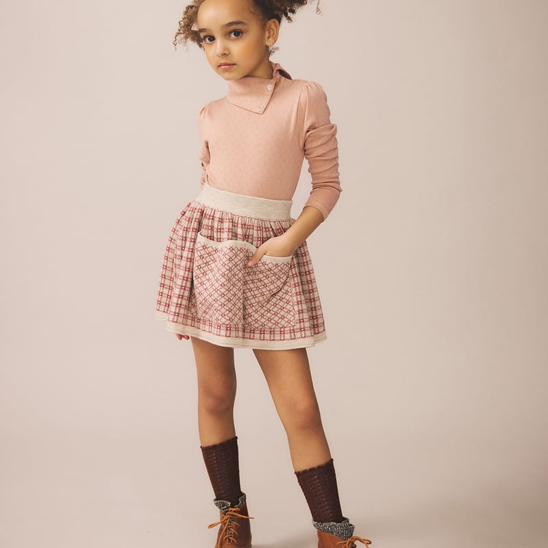 SOOR PLOOM / FROND KNEE SOCK SET - LINEN / PRUN