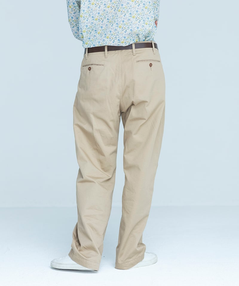 M-［medium］チノクロスパンツ Teddy / ピンキッシュベージュ | days