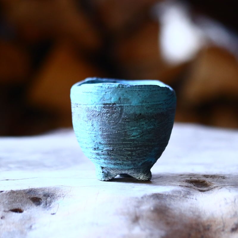 joint pot 安西桂 × 安西岳郎 親子鉢〝土の子″ デン SS n