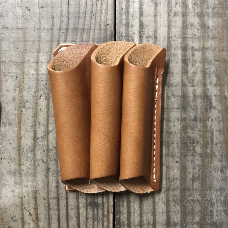 シザーケース ベルト付き 茶ヌメ革 | 渡邊鞄 オンラインショップ