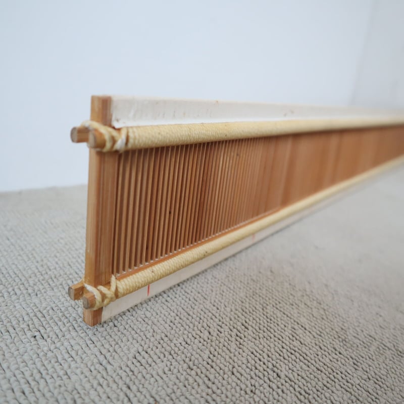 竹筬　貴重　織り機　手工芸　手織り　日本竹筬工業 【11】 精密な手業で竹を並べる、織機の部品「竹筬」 66歳男性が京都で継承