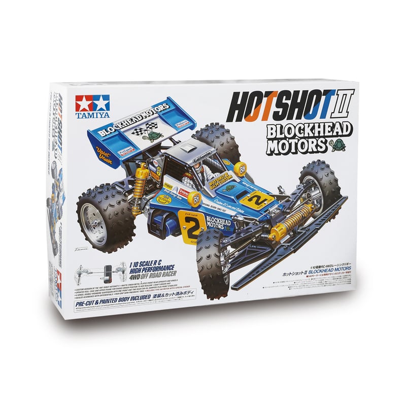 タミヤ 1/10 RCカー ホットショットII BLOCKHEAD MOTORS 組み立てキッ