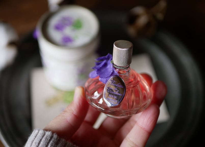 トゥールーズ スミレ 香水 ベルドゥ社 フランスアンティーク 香水瓶