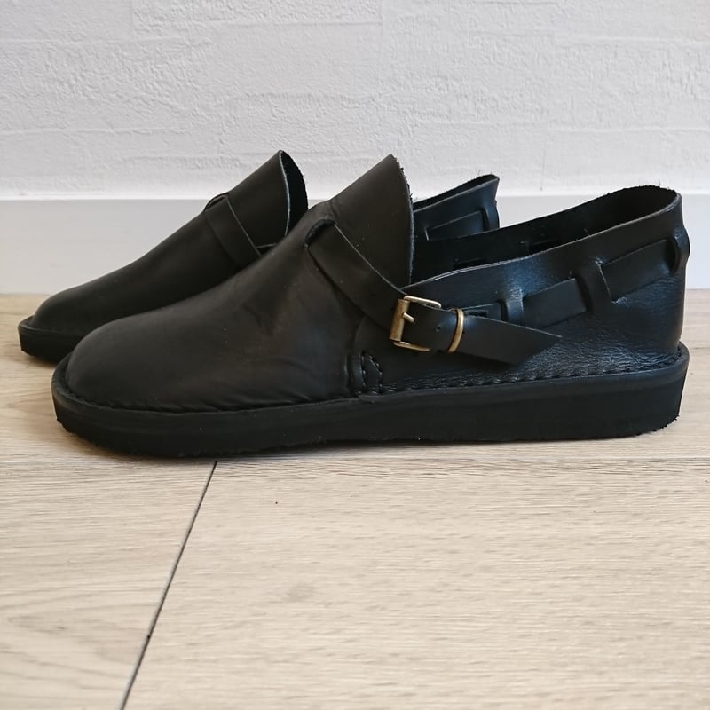 Fracap/フラカップ】バケッタレザーシューズ ブラック | GROWER