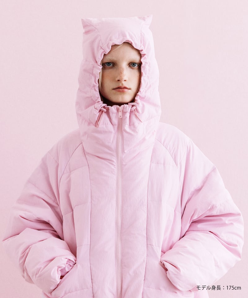 撥水】猫耳ダウンジャケット【WCJ-JF-070PNK】 | WCJ OFFICIAL WE