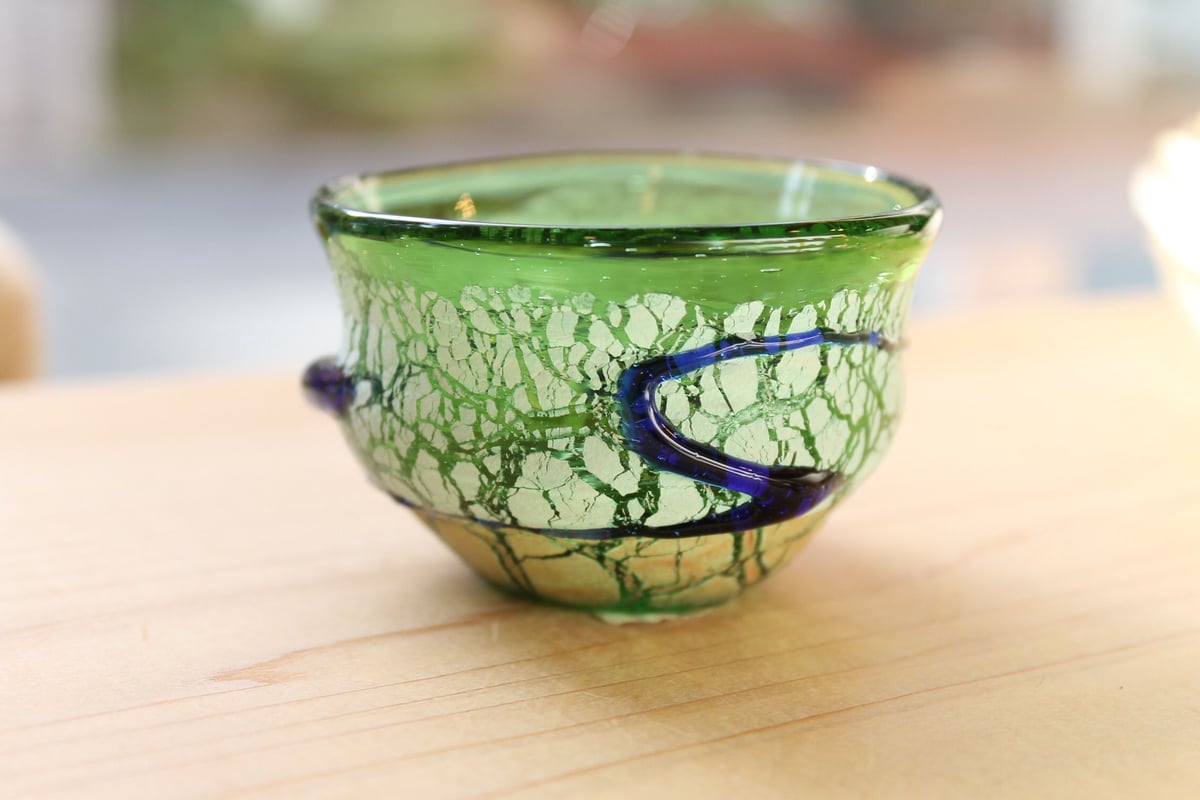 琉球ガラス 稲嶺盛吉 ぐい呑 土紋 | BRILLANTE IL SUZUKI SALONE