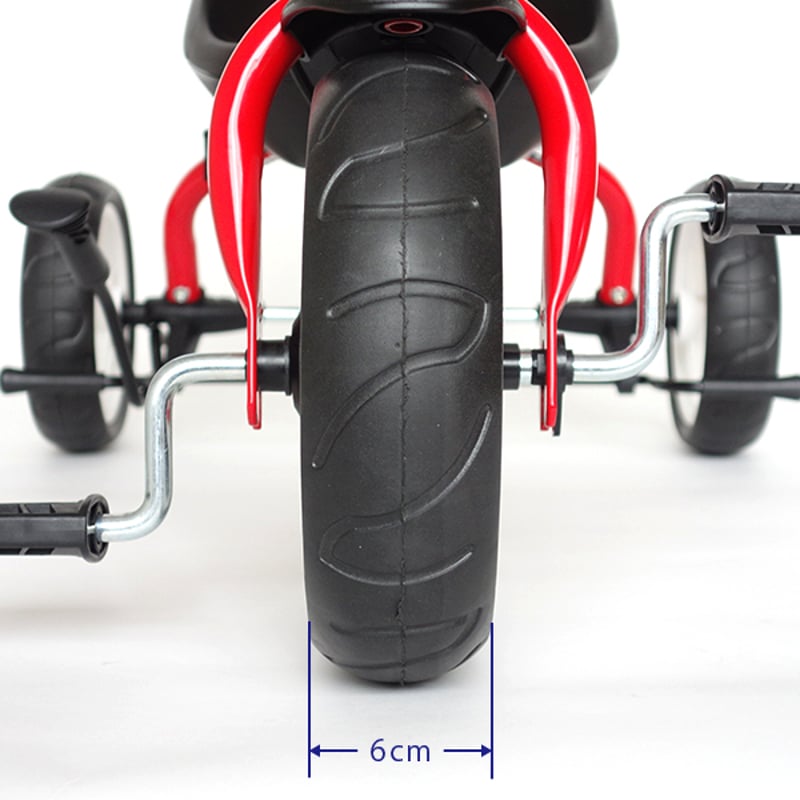 2才-〉PUKY プッキー社 押し棒付き三輪車 CAT1 赤 | TOYS&GIFT MOMO