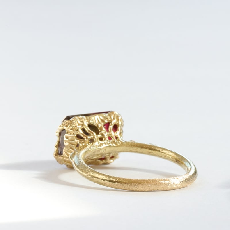 バイカラー トルマリン リング(K18) C-101501 | kiri onlinestore