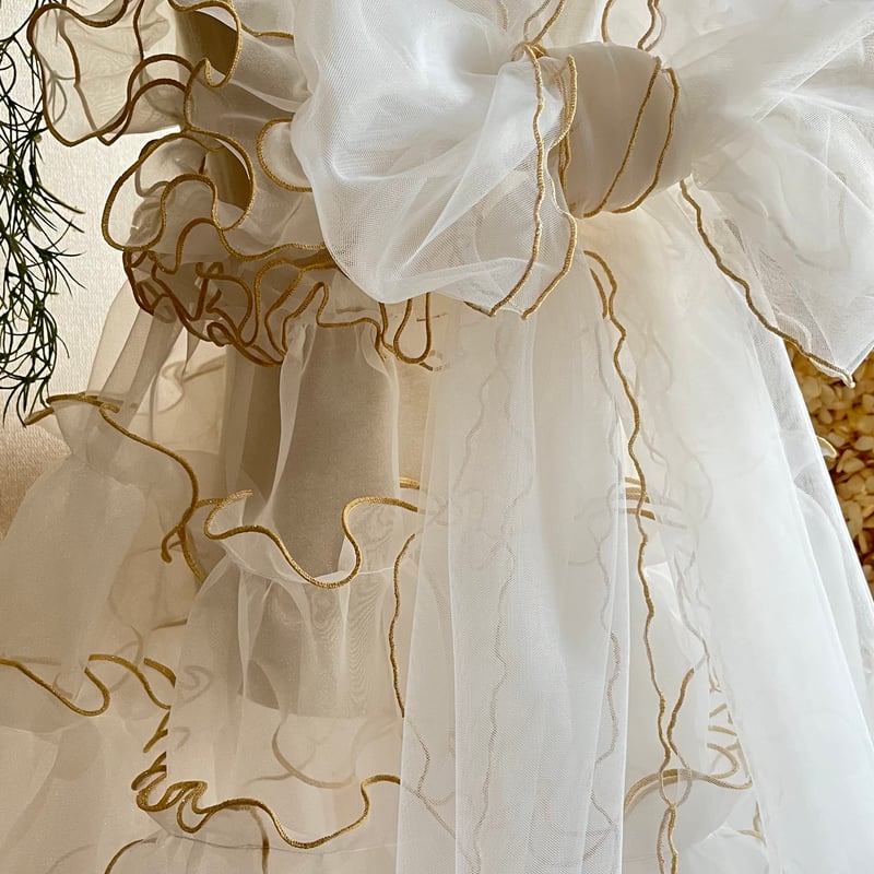 七五三用被布 被布ドレス メロウ アンティーク風 | cocoawaffleSTORE