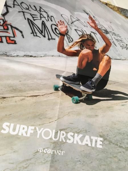 Blue Ray Surfskate C7 カーバー ×イームズ 30 サーフスケート コンプ