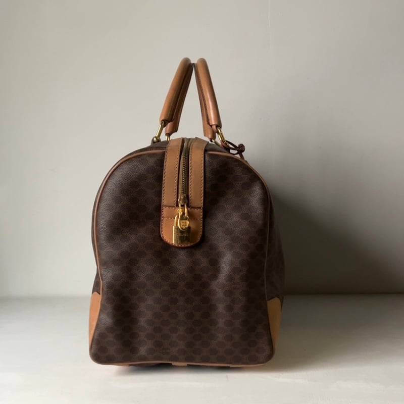 CELINE オールドセリーヌ トリオンフ(マカダム) 総柄 ボストンバッグ
