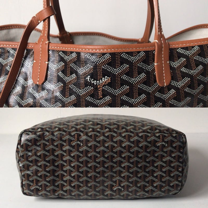GOYARD ゴヤール サンルイPM ポーチ付トートバッグ ノワール(ブラック