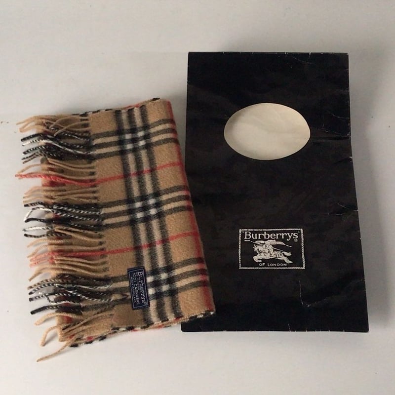 Burberrys of London バーバリーズ カシミア100％ マフラー