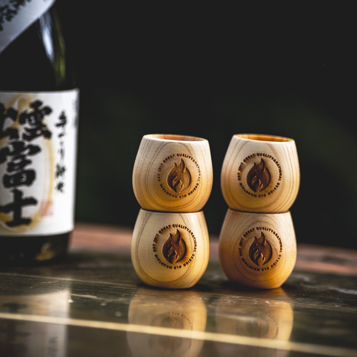 GUINOMI ヒノキ（4個set） | old mountain