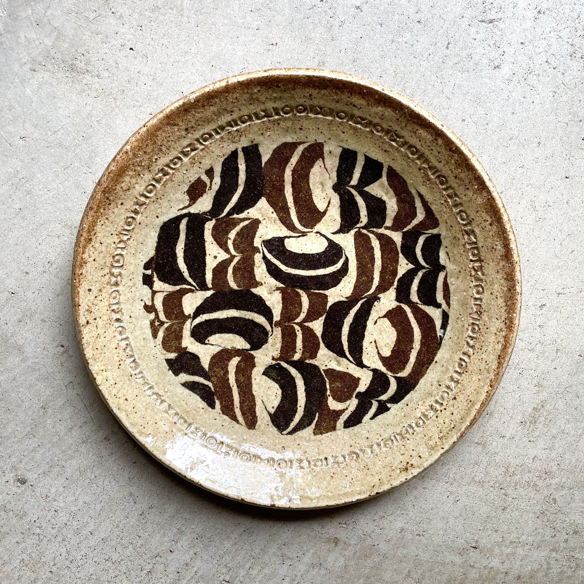 掛谷康樹 練上手 8寸盛皿 | Linné