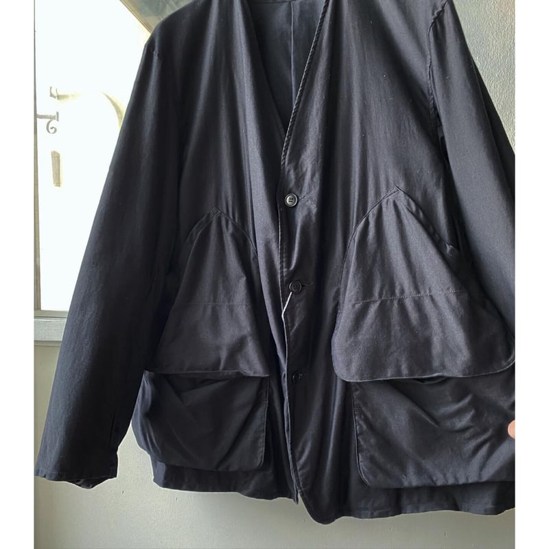 COMOLI コットンサテン ハンティングジャケット | Less Higashikawa