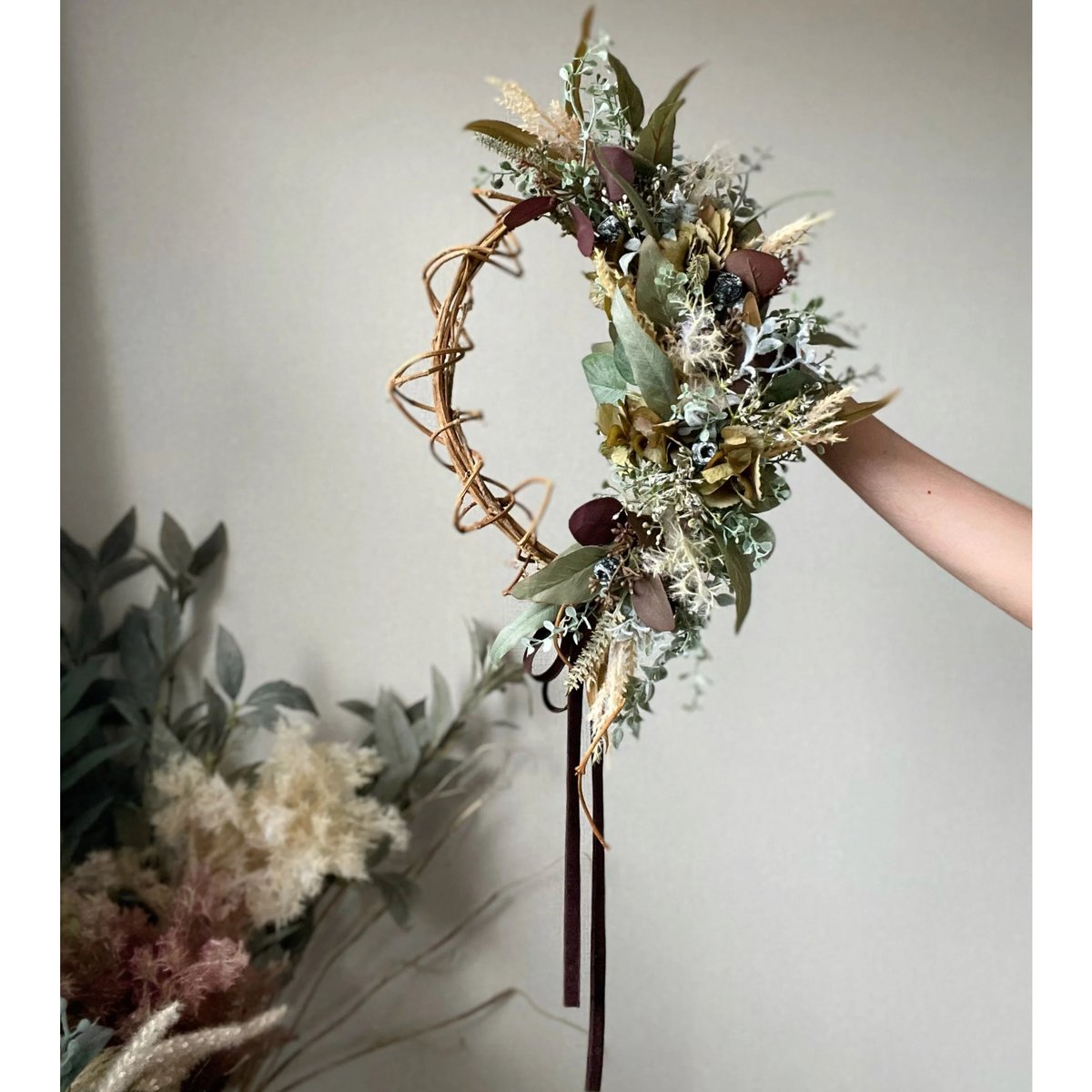 ユーカリ・パンパスグラス リース No.127 | green88