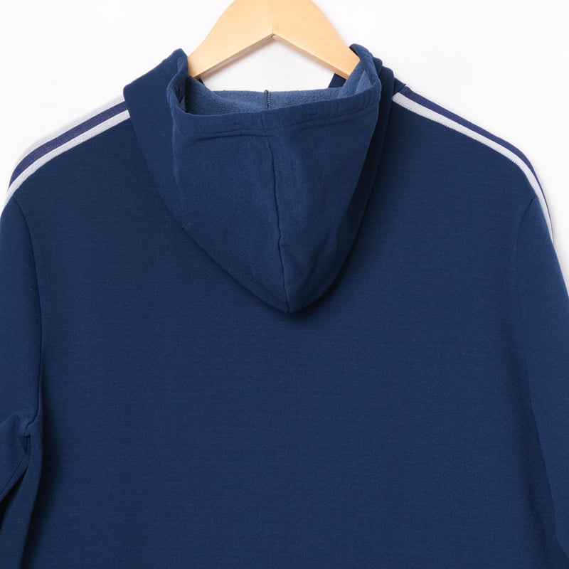 70s Vintage adidas Half Zip Hoodie Navy (Made i