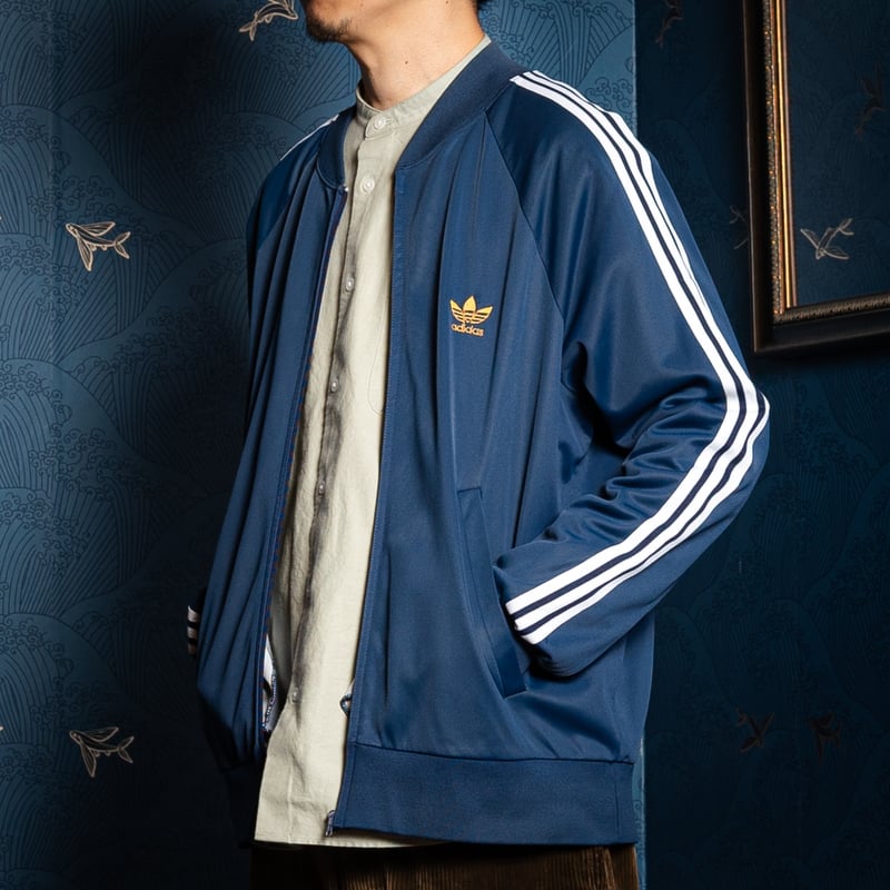 70s Vintage adidas Ventex ATP Track Jacket Navy