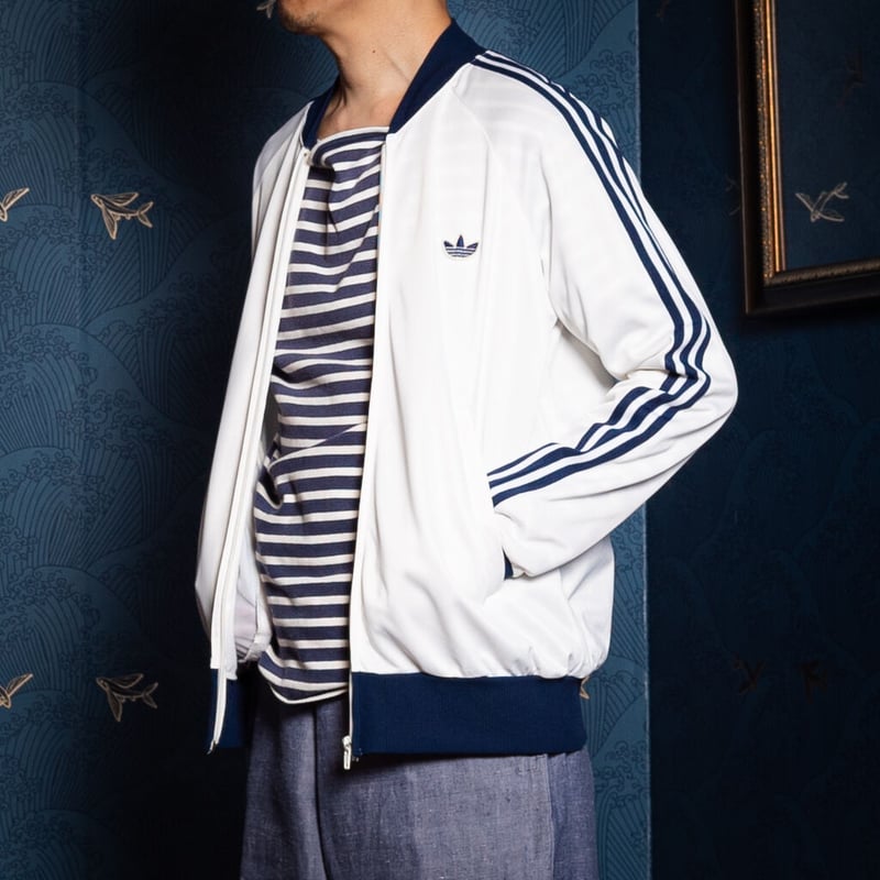 70-80s Vintage adidas ATP Track Jacket White ×