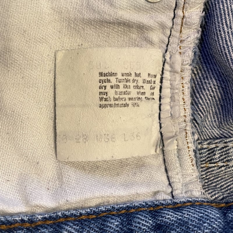 80s Levi's 501 35×33 赤耳 ボタン裏555 ヴィンテージデニム USA製