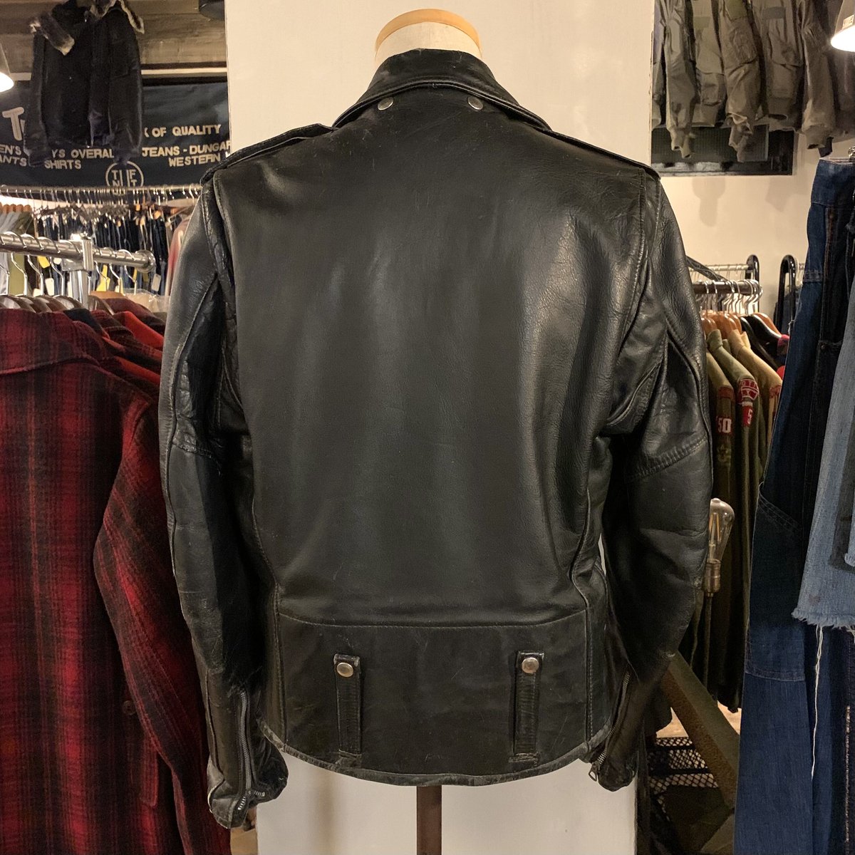 50s Harley Davidson ダブルライダースレザージャケット ハーレー