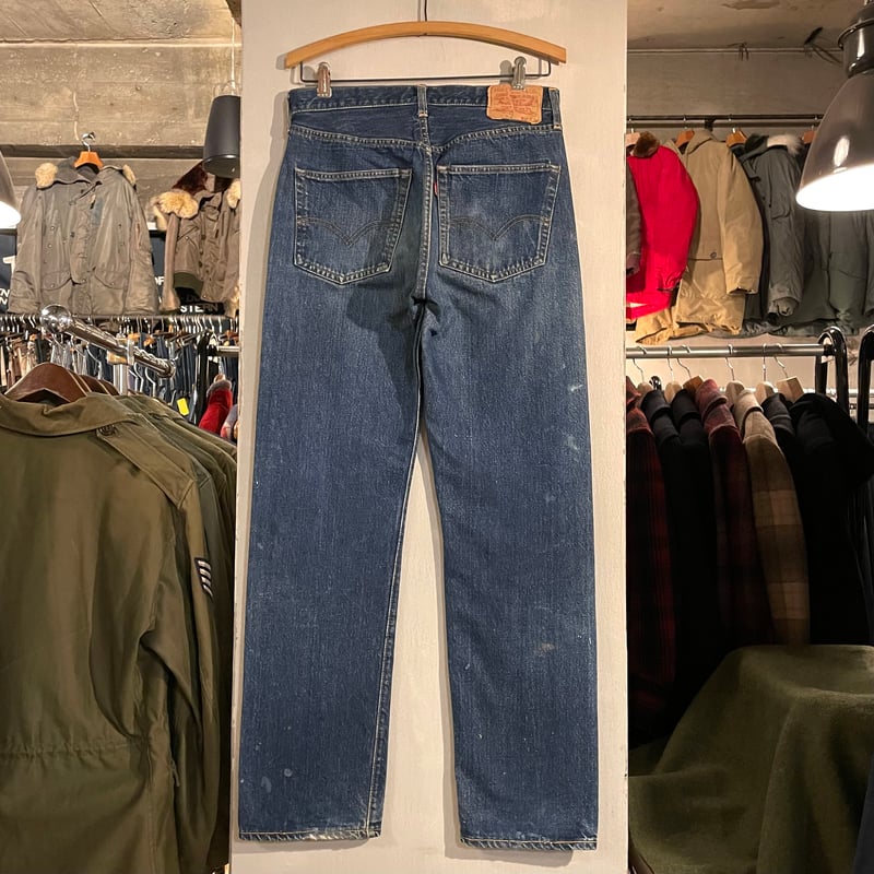 60s Levi's 501 Big E 30×31 リーバイス デニムパンツ ボタン裏2 ヴ