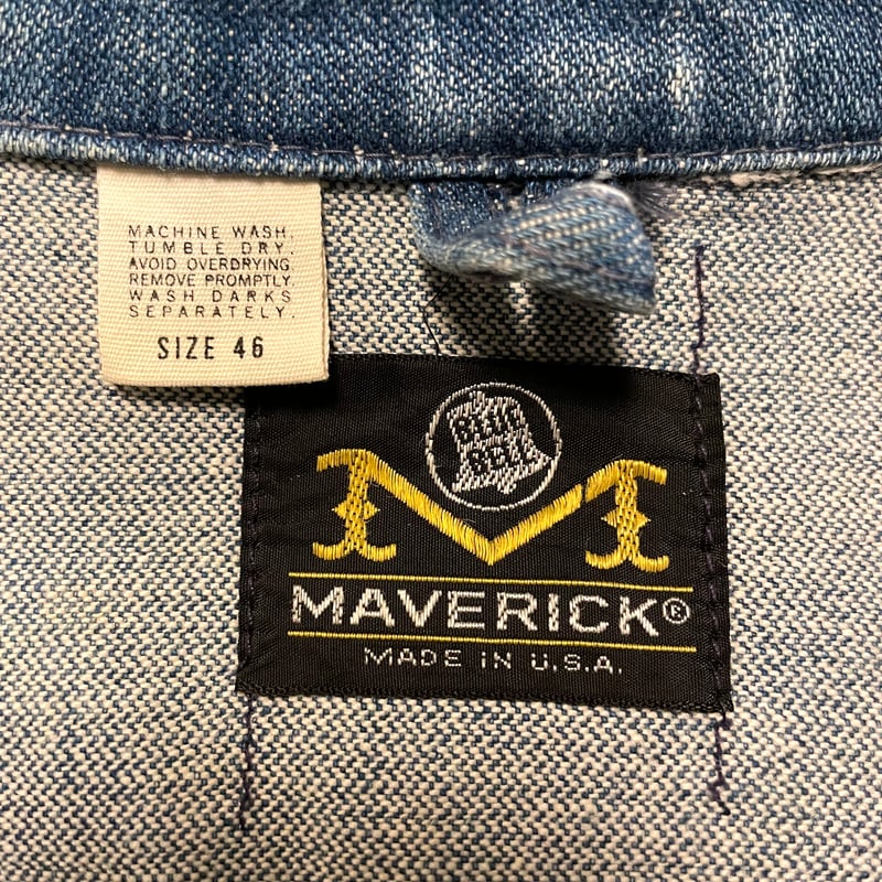 70s MAVERICK デニムジャケット USA製 Size 46 マーベリック ラングラー