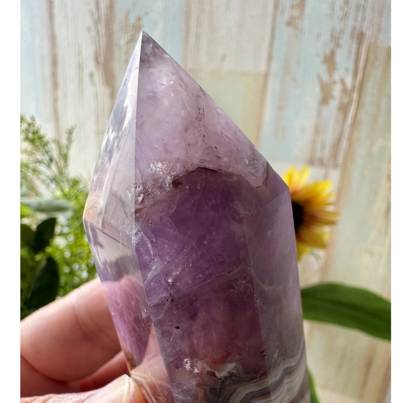 🌟虹の応援団：アメジストと瑪瑙の共生タワー 🌈💜 | Studio Kururi