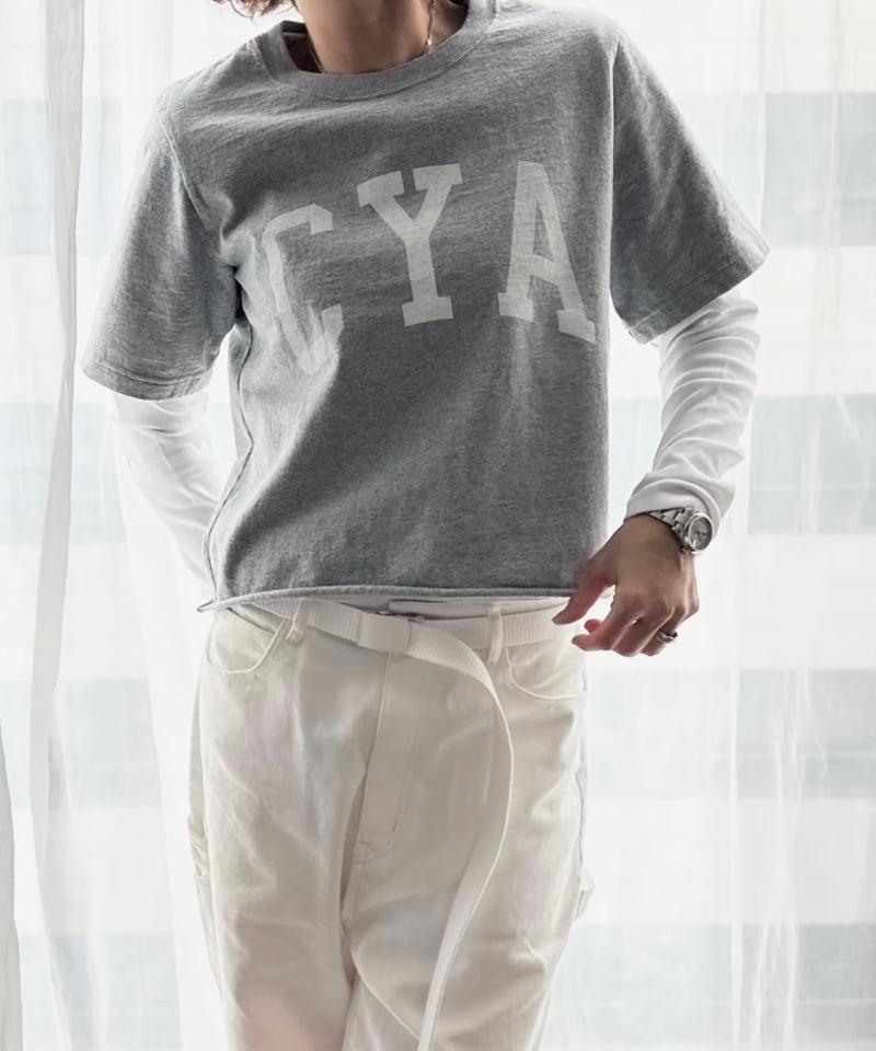 ok.soon×piccadilly cotton white painter pants |