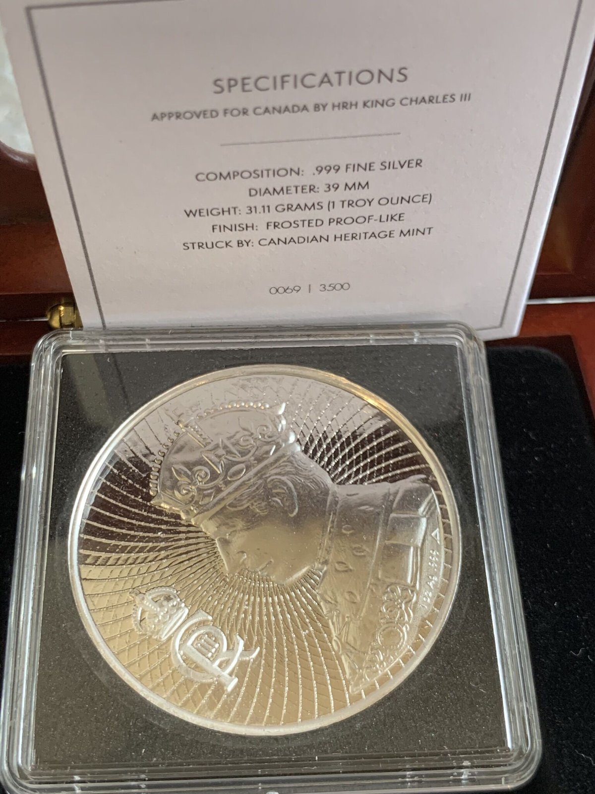 チャールズ3世 戴冠式 1オンス 銀 シルバーメダル 2023年 カナダ