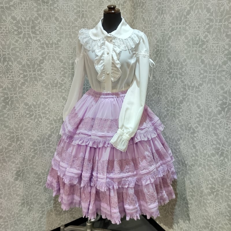 星箱Works】七色 ワルツ2.0 チュールフリルアンダースカート/P34103002