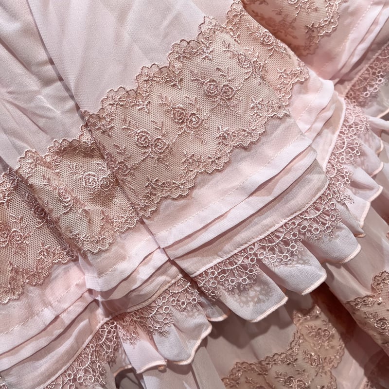 星箱Works】七色 ワルツ2.0 チュールフリルアンダースカート/P34103002