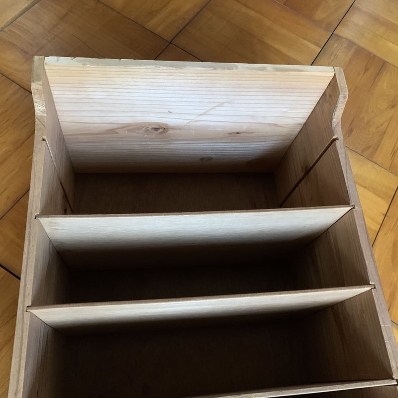 古い書類棚 収納棚 引出し 木製 昭和初期 収納 古道具 アンティーク